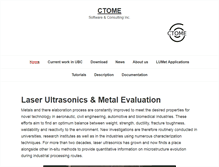 Tablet Screenshot of ctome.org